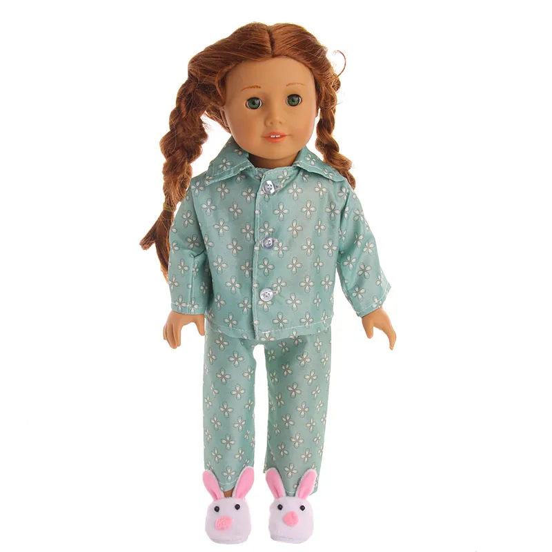 LUCKDOLL10Sets различных моделей пижамы подходят для 18 дюймов американский 43 см Детская