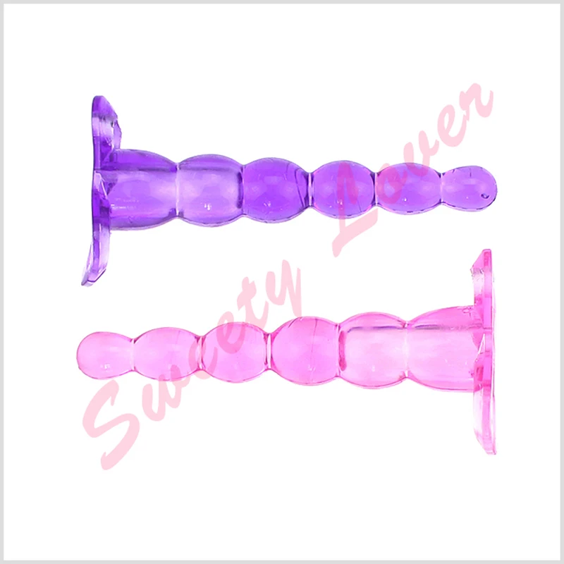 Adaner 6 3 дюймов длинная Желейная Анальная пробка большие мягкие анальные шарики