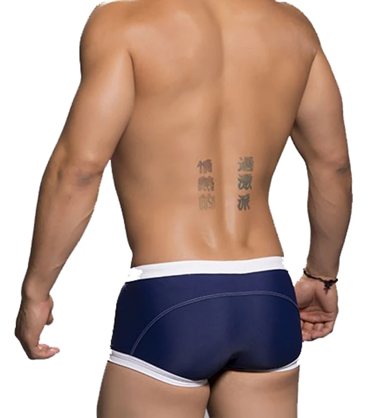 Мужские плавательные трусы боксер Плавание одежда мужской сексуальный Шорты для