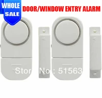 wholesale 10pcs lot home security alarm wireless sensor door window entry burglar alarm bell with retail package