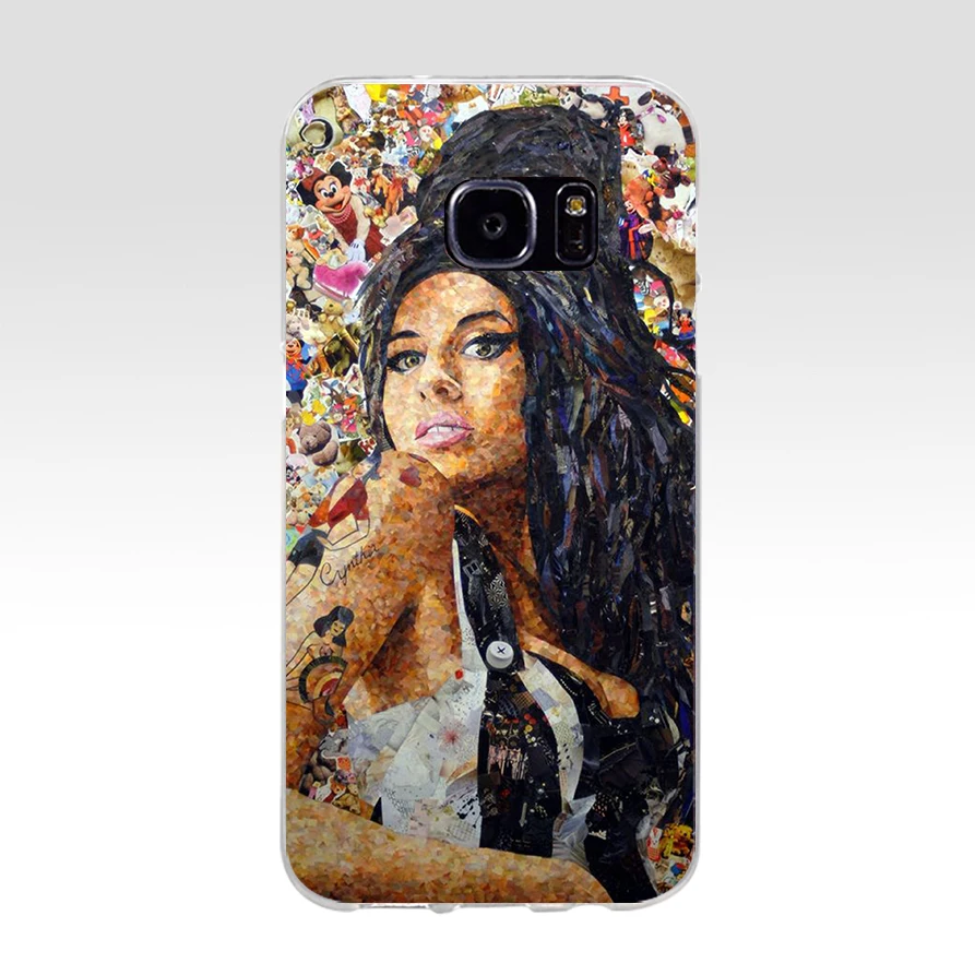 219AQ amy winehouse 2 Мягкий ТПУ силиконовый чехол для samsung Galaxy s6 s7 edge s8 s9 plus чехол|Бамперы| |