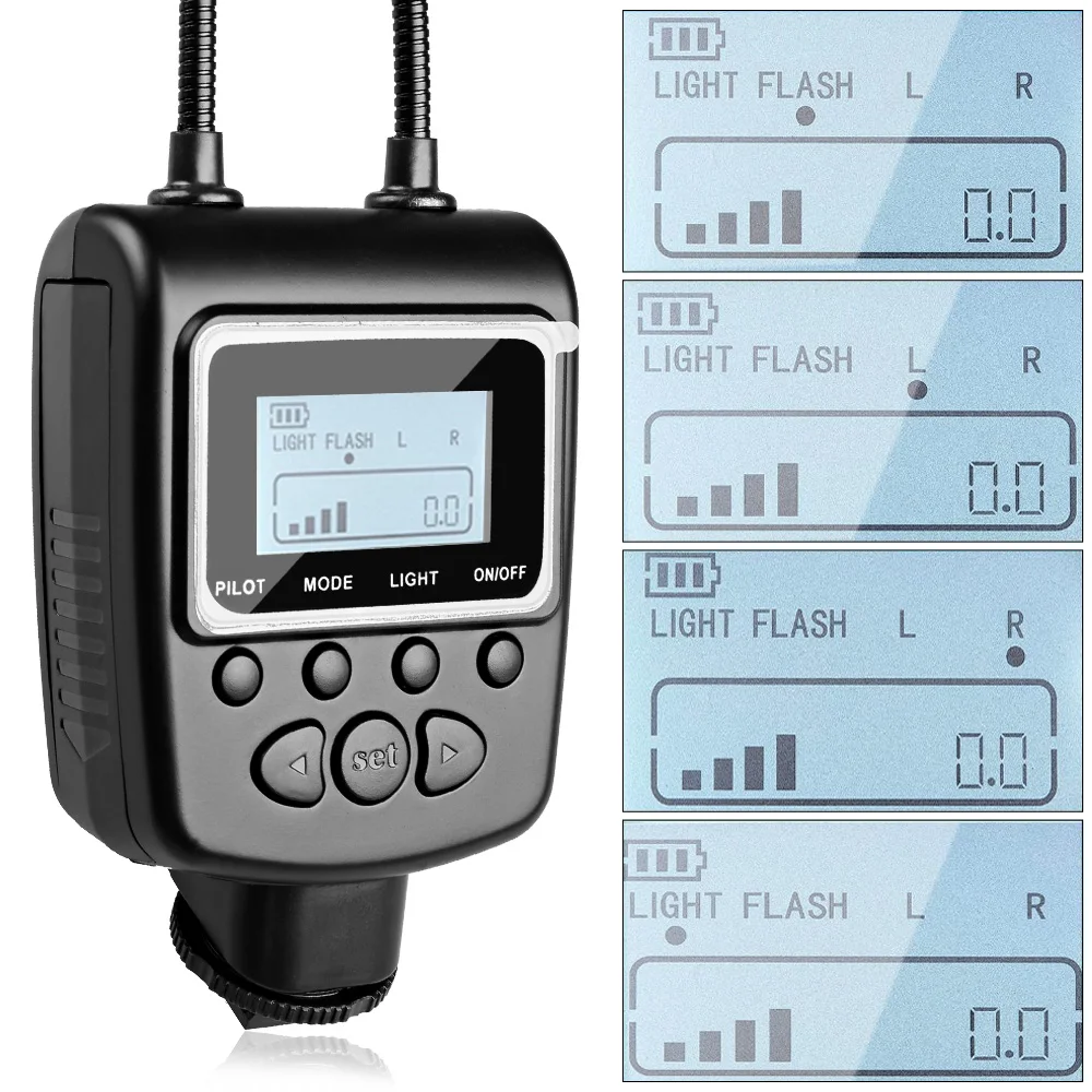 Travor ML-2D кольцевой светодиодный макро-Вспышка Speedlite металлический шланг произвольный ЖК-дисплей для Canon Nikon Panasonic Olympus MI-sony