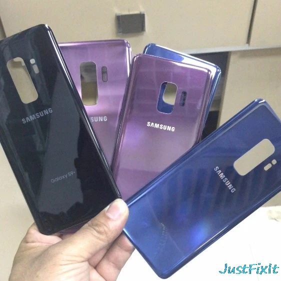 Для SAMSUNG Galaxy S9 plus + G965 G965F G960F G960 Задняя крышка батареи дверь задняя стекла Корпус