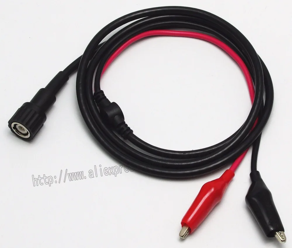 Силиконовая высокогибкая штепсельная вилка BNC и зажим типа крокодил с изоляцией