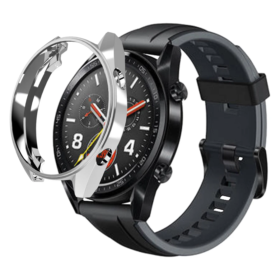 Для huawei Watch GT 2 чехол с мягким покрытием ТПУ защитный чехол для часов рамка оболочка протектор кожи для huawei GT 46 мм аксессуар