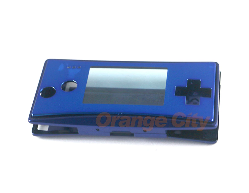 Металлический корпус чехол для nintendo Gameboy Micro GBM Передняя Задняя батарея Чехол держатель