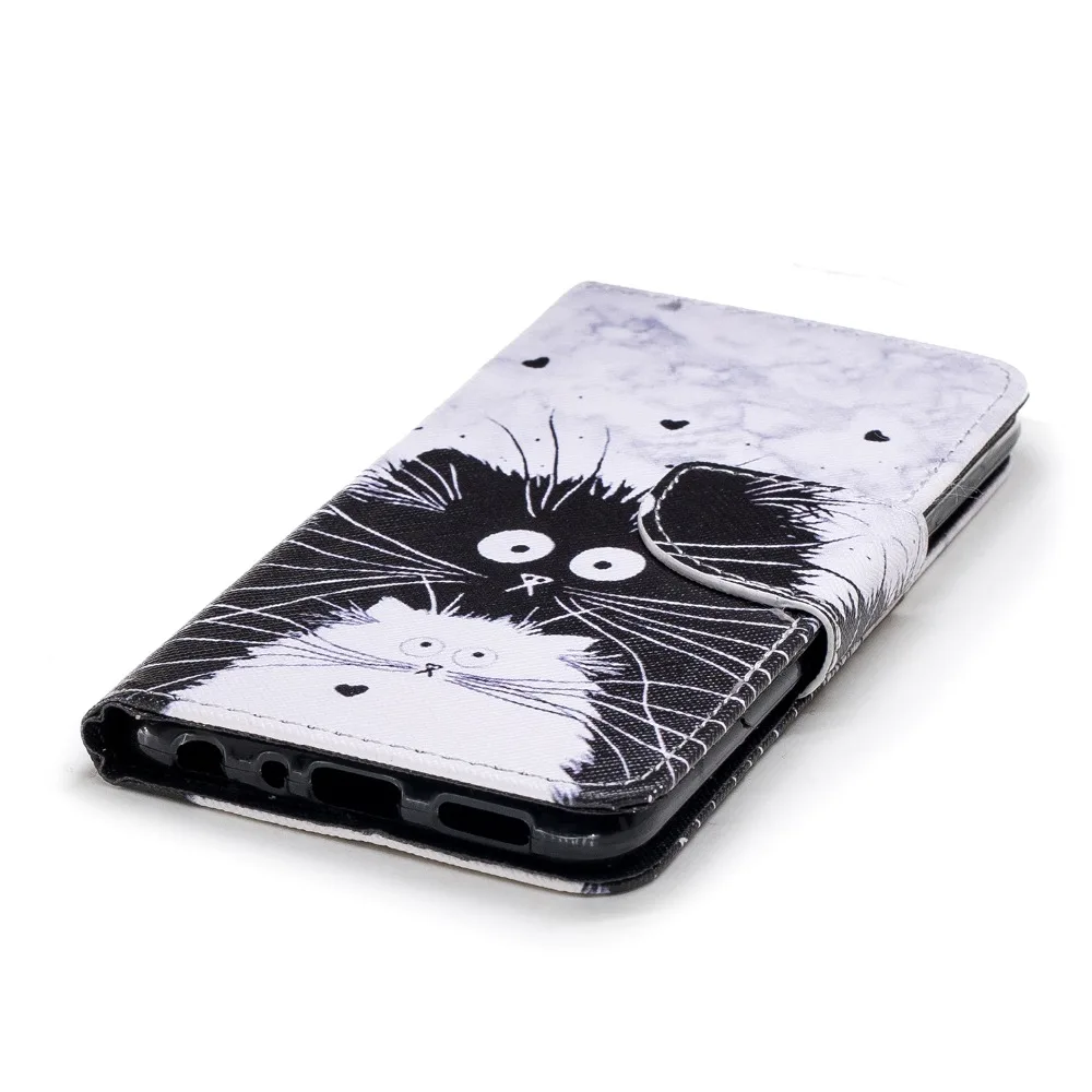 Huawei P Smart чехол для huawei P Smart Plus чехол Coque huawei P Smart чехол Флип кожаный Роскошный кошелек Стенд чехол для телефона