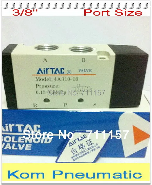 Воздушный клапан 5 режимов Пневматический электромагнитный для контроля воздуха