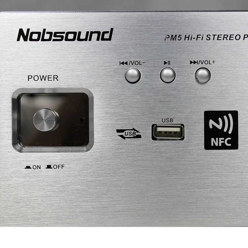 Nobsound PM5 250 Вт высокого класса HiFi 2,0 вакуумная трубка стерео усилитель NFC Bluetooth домашний аудио усилитель USB/FLAC/APE 80 Вт+ 80 Вт