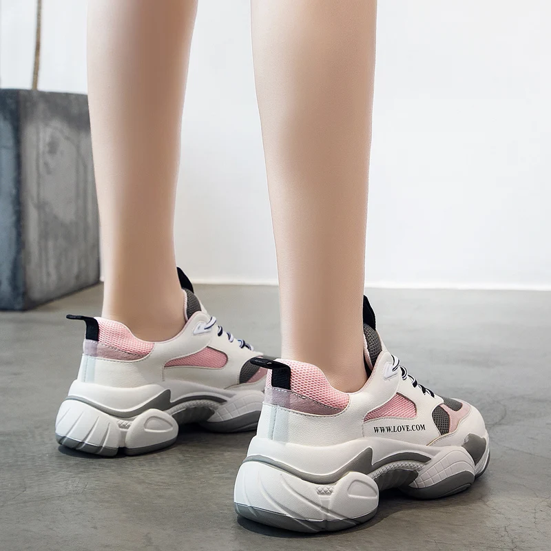 Женские сетчатые кроссовки RASMEUP летние дышащие брендовые на платформе обувь для