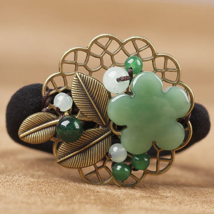 9 дизайн старый китайский ветер cloisonne lapis Цветы hairband, халцедон этнические аксессуары для волос, классические Винтажные Украшения для волос