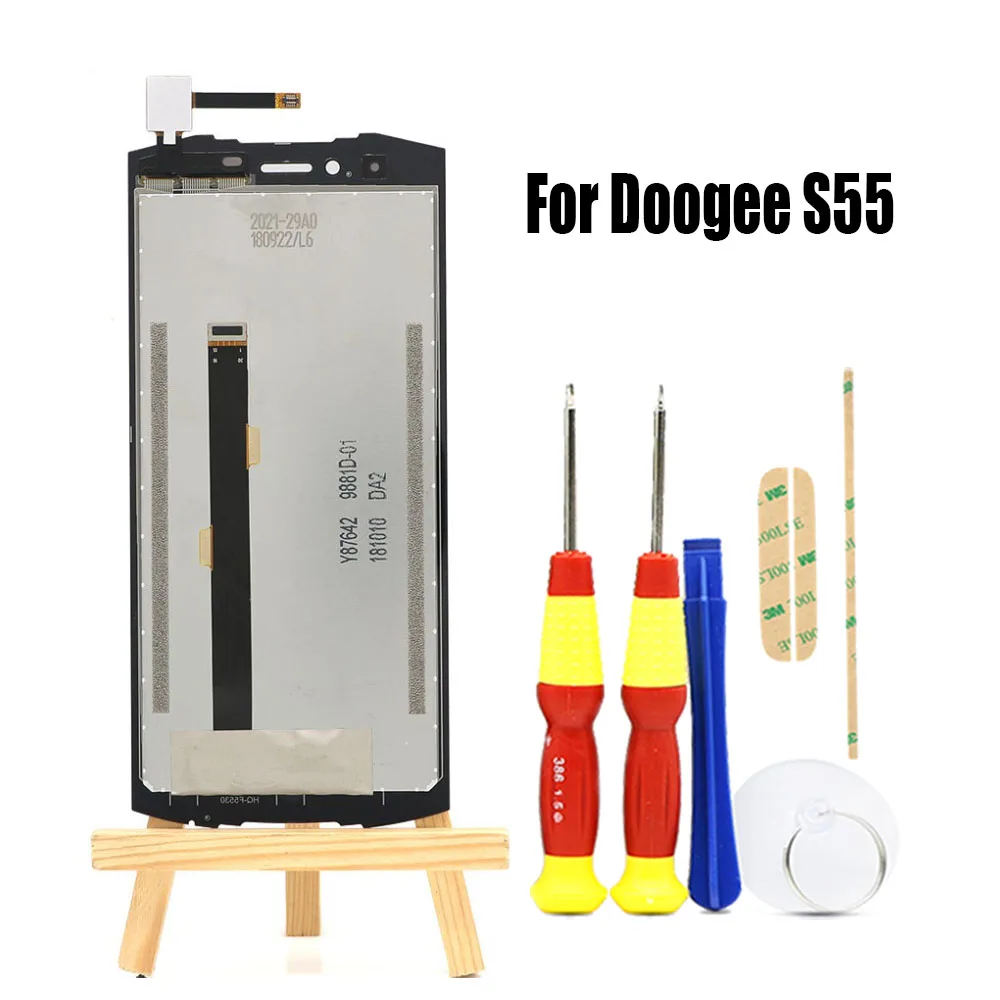 Оригинальный сенсорный экран для телефона Doogee S55/S55 Lite + 1440x720 ЖК дисплей в сборе