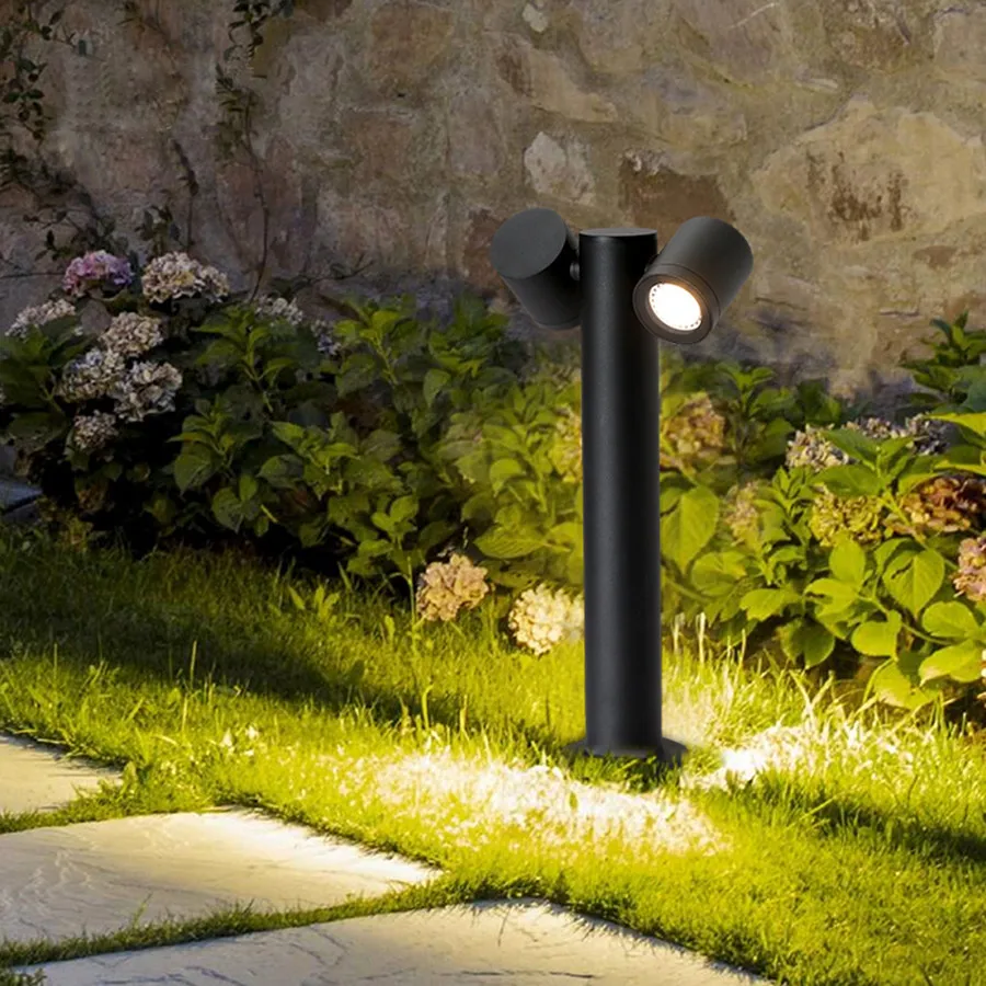 Thrisdar Adjustable Outdoor Garden Lawn Lamp Waterproof Landscape Pathway Lawn Spotlight Street Park Villa Holiday Pillar Light