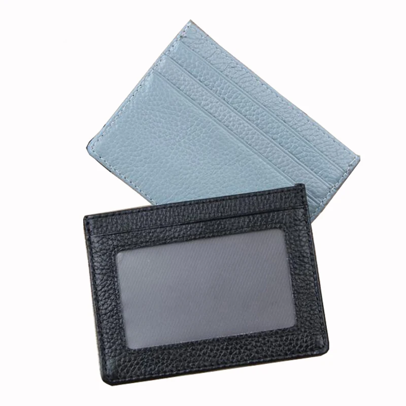 Модный кошелек для визиток Женский держатель удостоверения личности и кредитных
