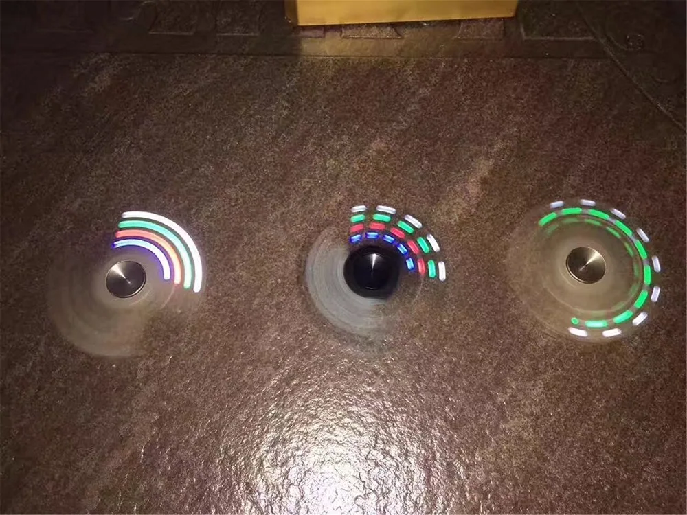 Перезаряжаемый легкий Спиннер ручной с светильник Кими гаджетами алюминиевый