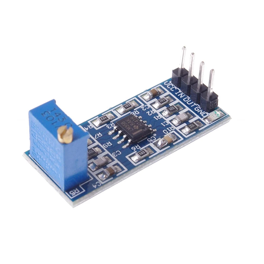 LM358 100 раз, модуль усиления генератора сигналов, модуль операционного усилителя, модуль усилителя сигнала