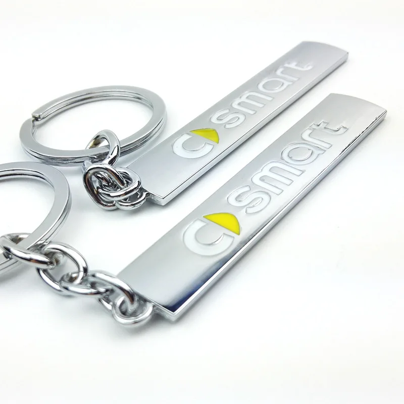 Car Key Holder Rings Chain For Smart Fortwo Forfour 453 451 450 Keychain Keyring Gift Creative Auto Accessories | Автомобили и