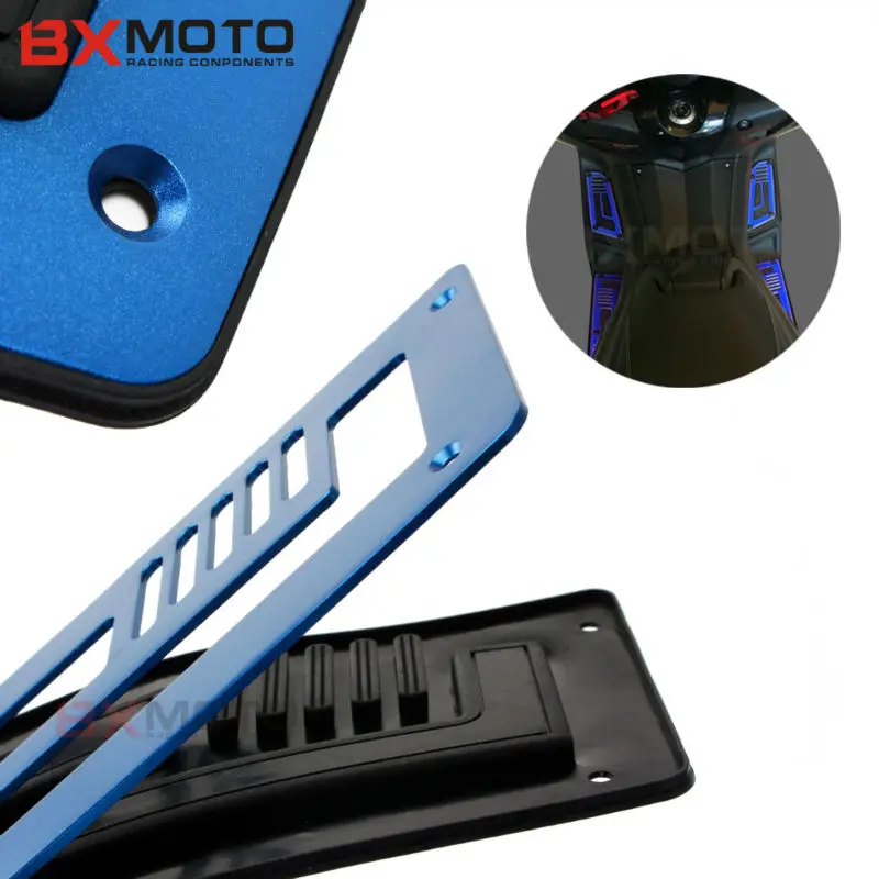 Синий один комплект передняя и задняя Подножка для мотоцикла ступенчатые
