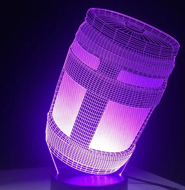 Дропшиппинг 3D светодиодный светильник ночник PUBG TPS SCAR-L USB атмосферное освещение
