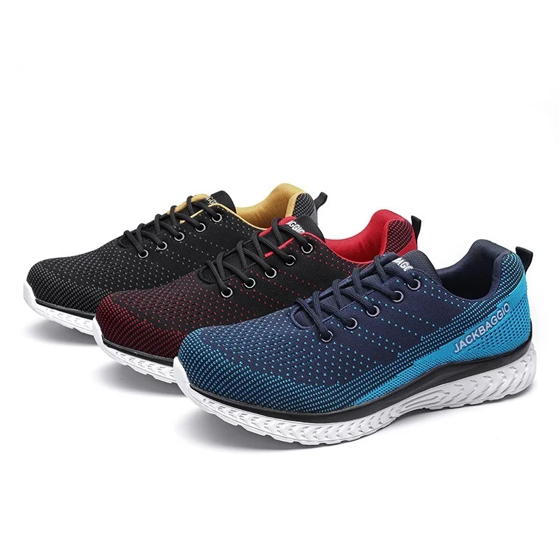 Hohner Мужская мода стальной носок Кепка безопасная обувь Повседневная дышащая