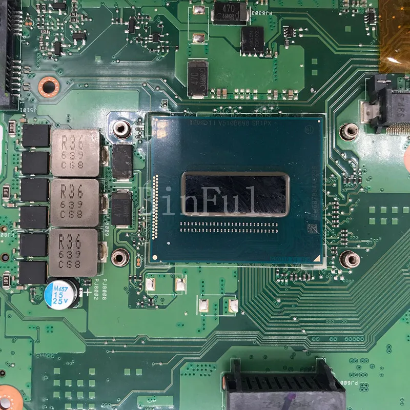 Высококачественная материнская плата для ноутбука G750JZ REV.2.0 с SR1PX I7 4710HQ CPU 100%