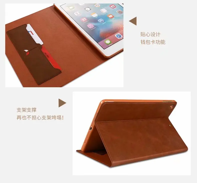 Чехол для ipad Pro 9,7 дюйма из искусственной кожи Smart Cover Чехол-книжка чехол для нового ipad 9,7 Обложка для ipad 1 ipad air air2 ipad 5 6
