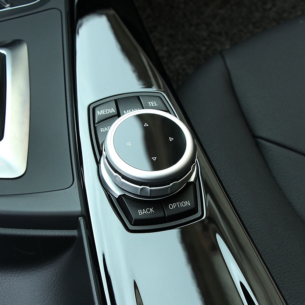 Автомобильный мультимедийный пуговицы крышка наклейки iDrive для BMW 1 2 3 5 7 серии X1 X3