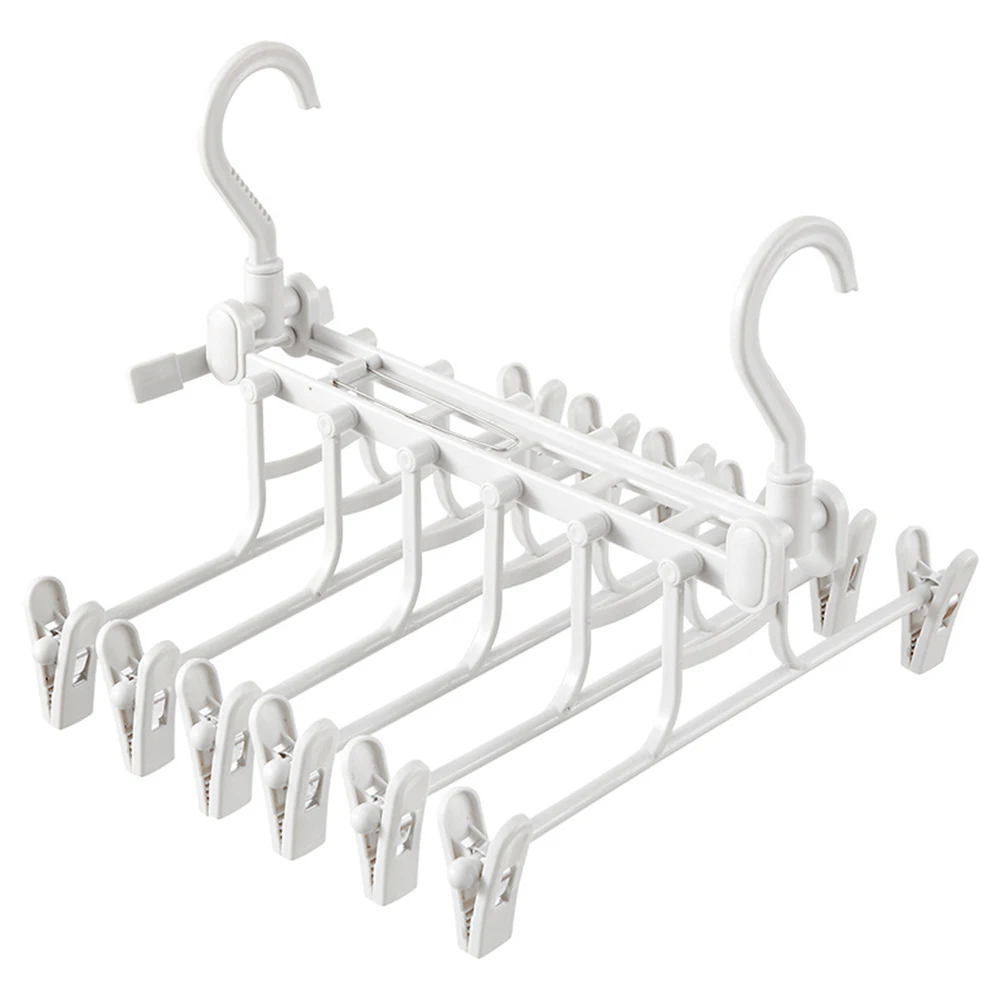 Clip Multi Layers Save Space Organizer Classify Pants Antislip Household Rack 360 Degree Rotating Clothes Hanger Foldable | Дом и сад