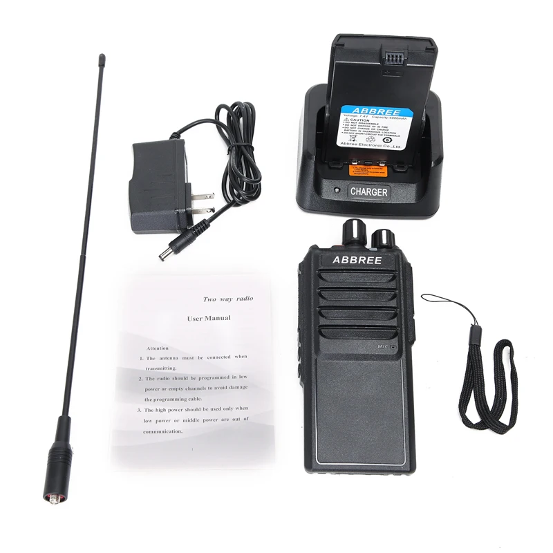 ABBREE AR 25W UHF 400 480 МГц выходная мощность 25 Вт 10 5 Диапазон км двухсторонняя радиосвязь