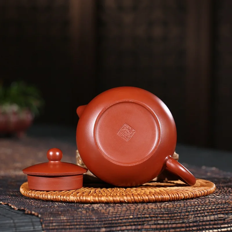 Фиолетовый чайник 260 мл Исин известная ручная работа Dahongpao с шариковым отверстием Xi Shi горшок гладкая вода питьевая утварь WSHYUFEI