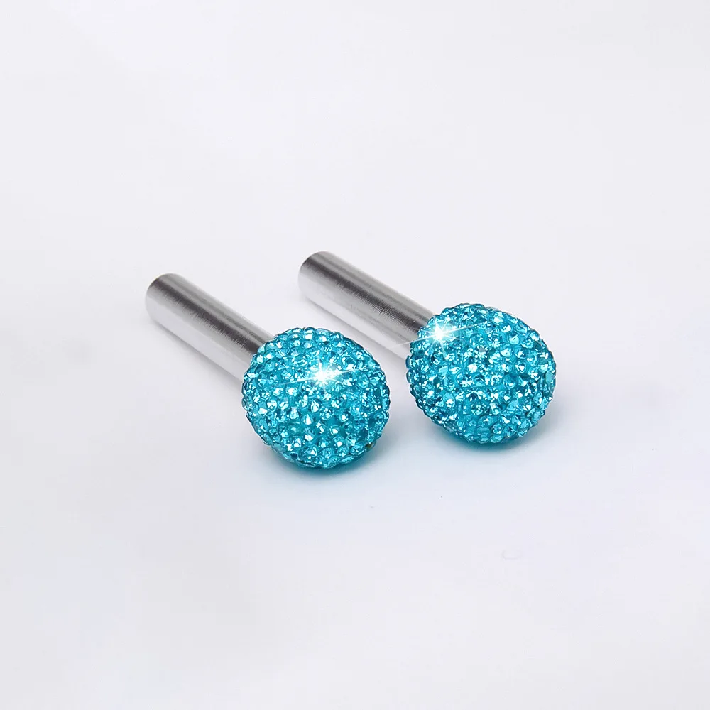 2 шт./компл. Bling, с декором из кристаллов; сплав дверной замок комплекты ручек Чехлы На Сиденья Универсальный Fit автомобильные аксессуары для интерьера