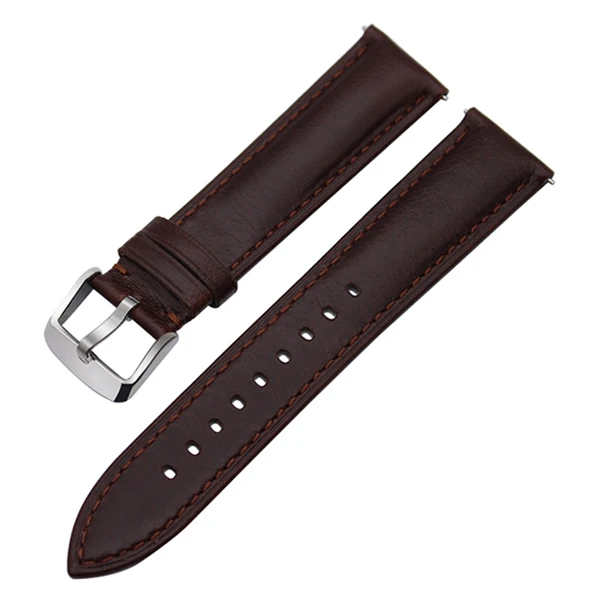 Импортный ремешок для часов из натуральной кожи 18 мм 20 мм 22 мм Для CK DW дизель Fossil Timex Армани быстросъемный ремешок для часов