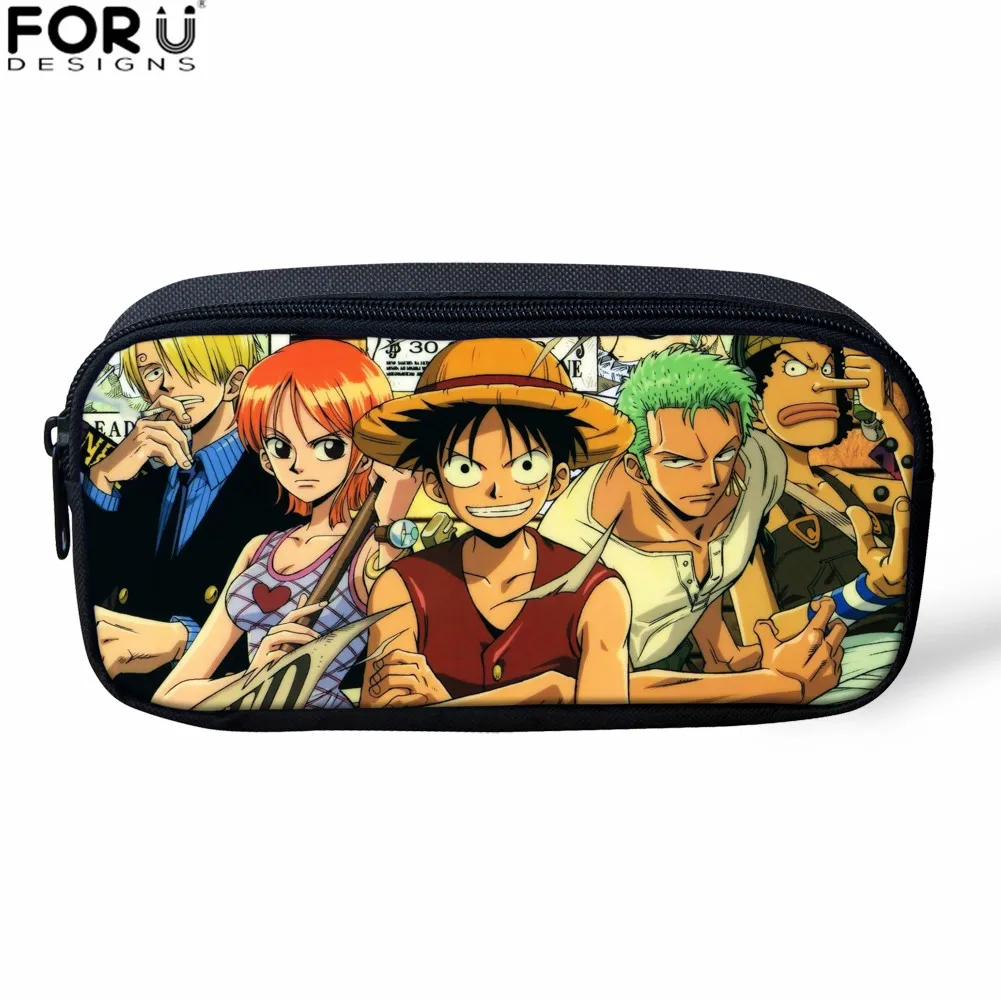 FORUDESIGNS/женская косметичка мультяшный детский школьный пенал с принтом для