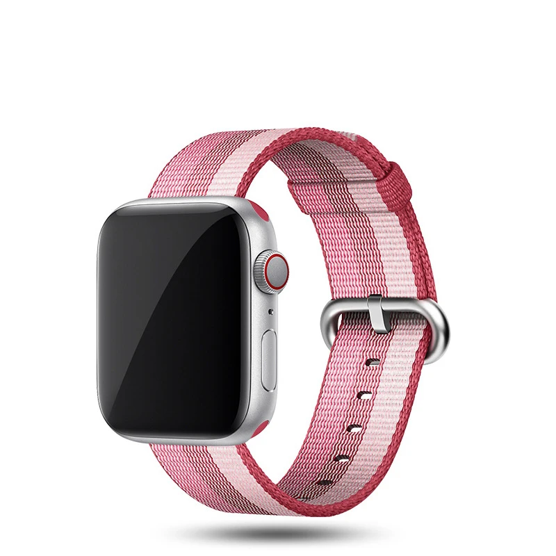 40 мм 44 мм ремешки для Apple Watch 5 4 3 2 1 ремешки для браслетов 38 мм 42 мм iwatch браслеты нейлоновые тканые спортивные дышащие Ремешки для наручных часов