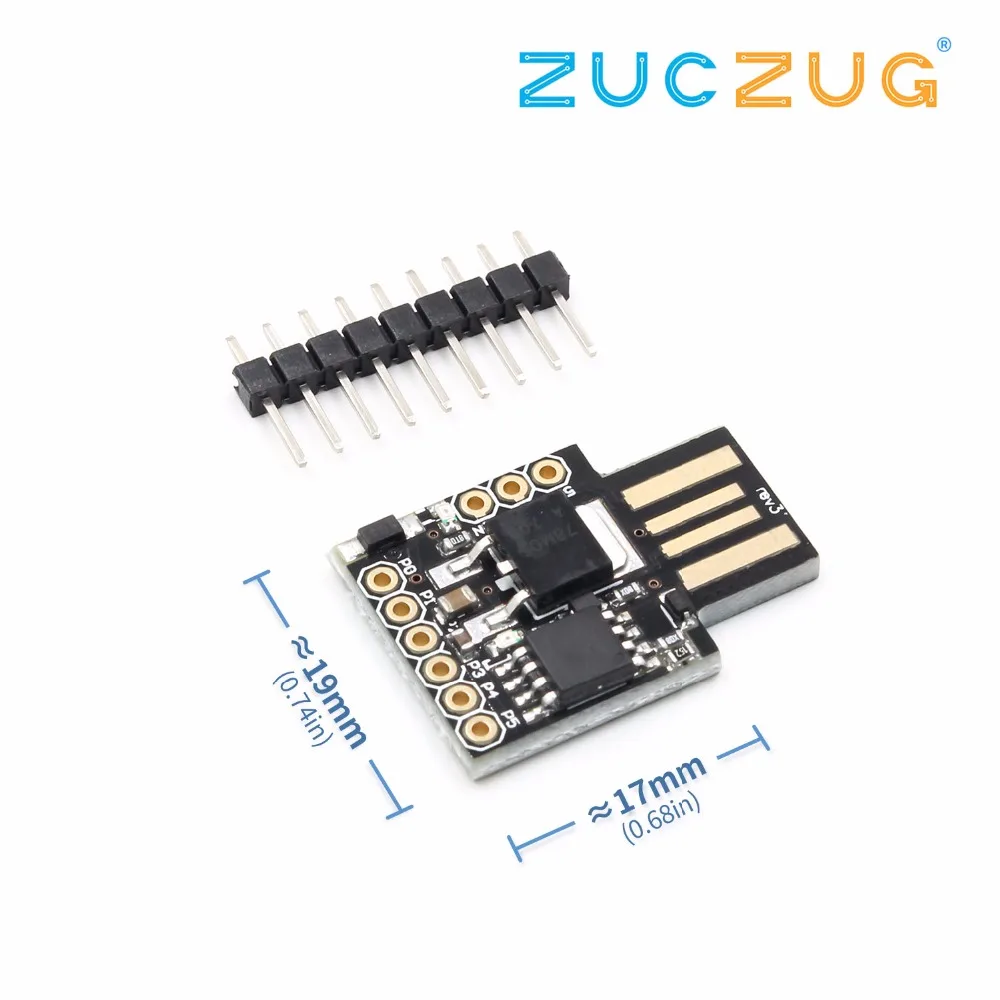 1pcs Digispark kickstarter development board ATTINY85 module usb | Электронные компоненты и принадлежности