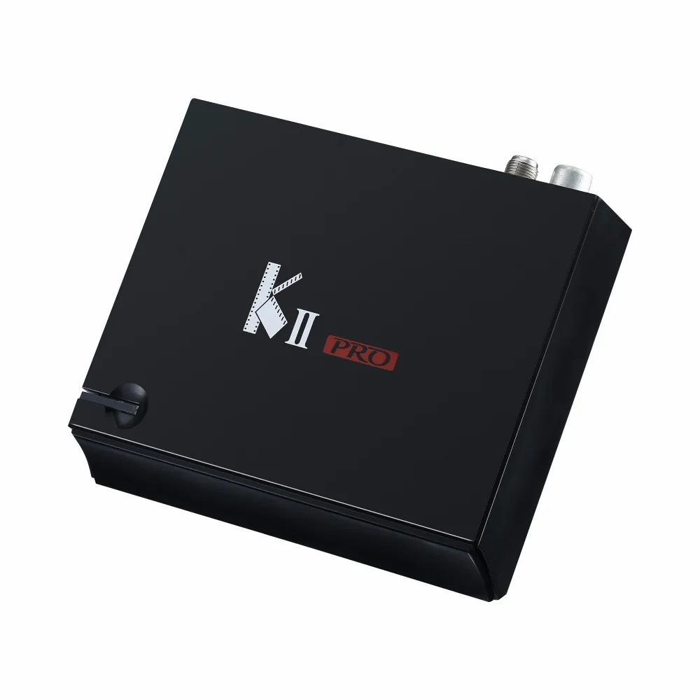 KII PRO Android спутниковый Интернет приемник Amlogic S905D 4K смарт поддержка ТВ-коробок DVB-T2 и S2 Cccams 24 языков для России, испании