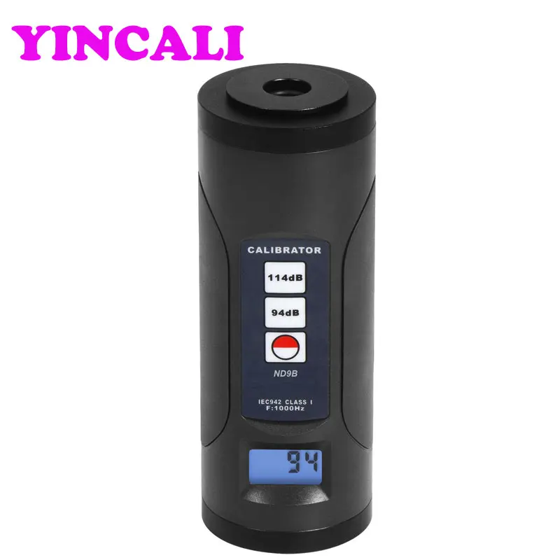 

High Sensitivity Sound Level Calibrator ND9B Accuracy 0.3 dB Digital Noise Calibrator with 94 dB~114 dB Noise Calibrator Meter