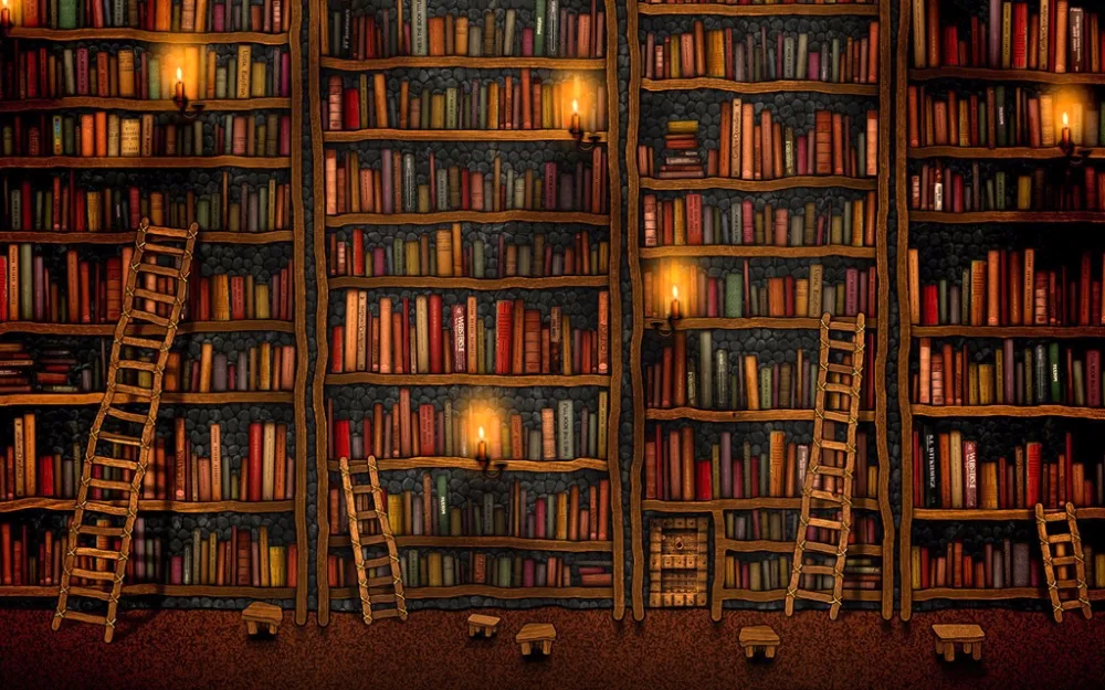 3D занавеска для фотосъемки размер по индивидуальному заказу книжная полка