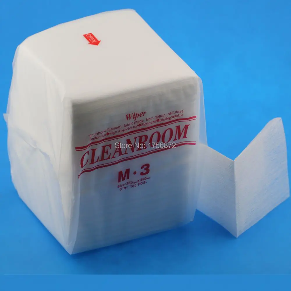 100 шт./корд. Оригинальные чистящие салфетки без пыли бумажные