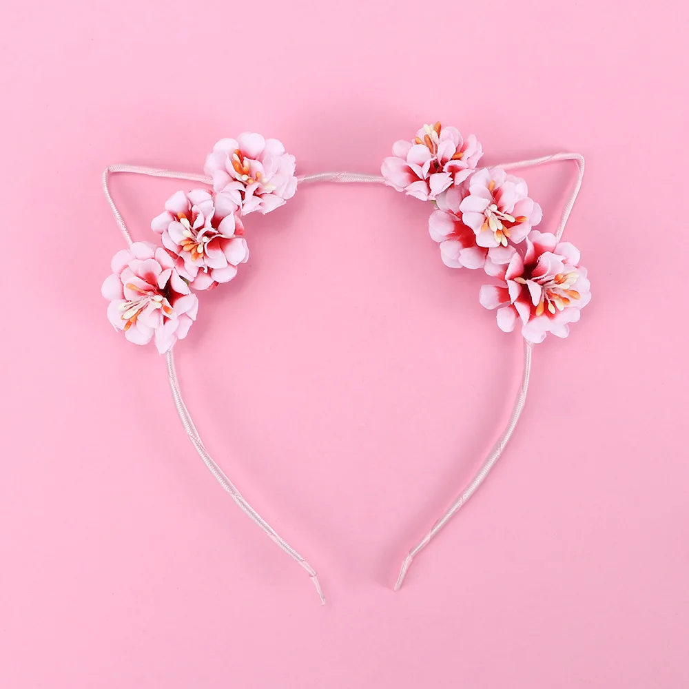 Ободок для волос в виде кошачьих ушей 1 шт.| |