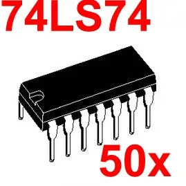 

( 50 pcs/lot ) 74LS74 Logic IC, DIP Package,TTL