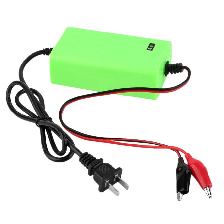 12V 2A интеллектуальное автомобильное зарядное устройство напряжение, перезаряжаемая батарея зарядное устройство 220V автоматический источник питания зеленый
