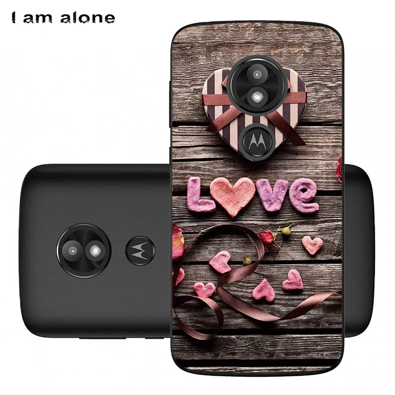 Чехлы для телефонов I am alone для Motorola Moto E5 E5 Plus E5 Play, мягкий ТПУ чехол для мобильного телефона, милые сумки для Moto E5