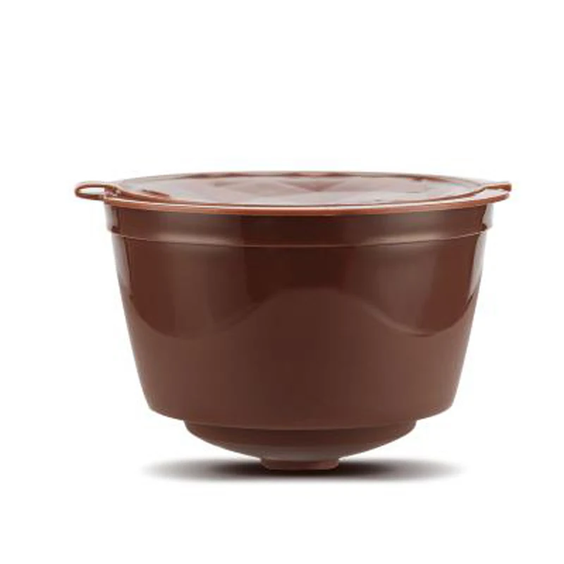 Экологически чистые коричневые многоразовые кофейные капсулы Пластиковые