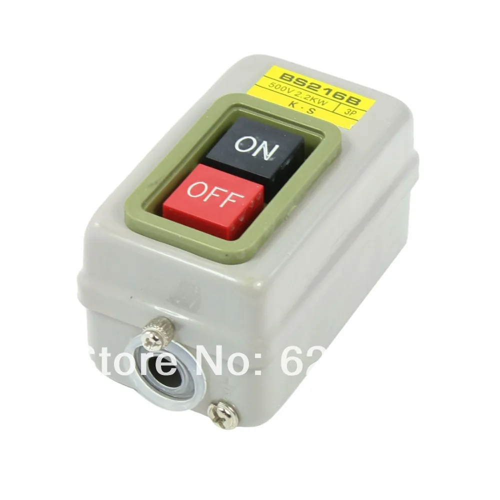 Кнопка включения/выключения двигателя 500 в перем. Тока 32 2 кВт|stop switch|on off controlstop start