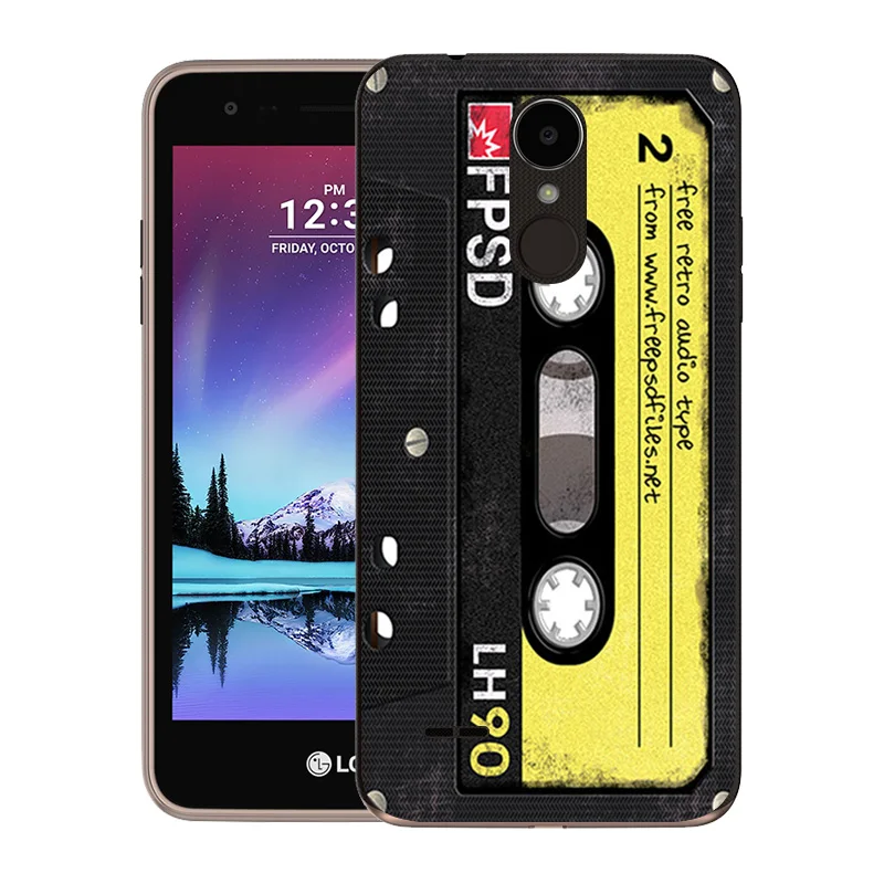 Чехол Coque для LG K4 2017 5 0 "мягкий TPU Scape с принтом X230 чехлы телефонов X320 Funda