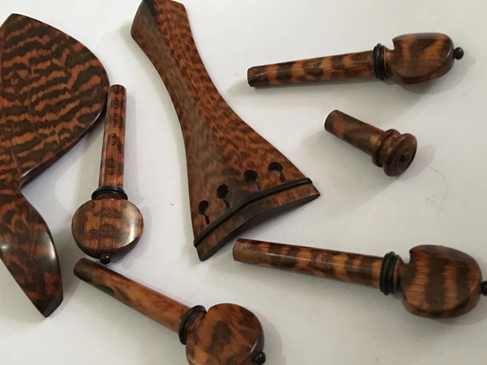 Набор роскошных запчастей для скрипки из змеиного дерева фитинги с высокой