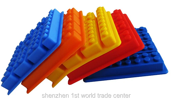 100 pcs/lot Blocks Ice Cube Trays Mold legoes Block Brick Building Shape square and rectangle | Дом и сад