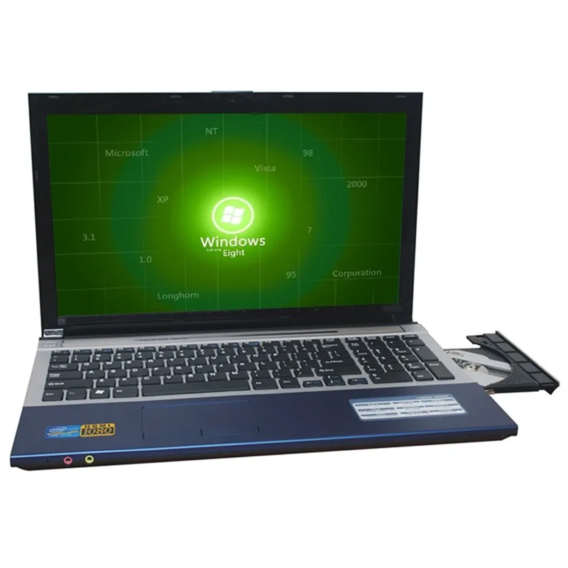 8 ГБ ОЗУ+ 30 Гб SSD и 320 Гб HDD Intel Core i7 cpu ноутбуки 15," 1920x1080 P HD Windows 10 ноутбук с DVD-RW для офиса дома