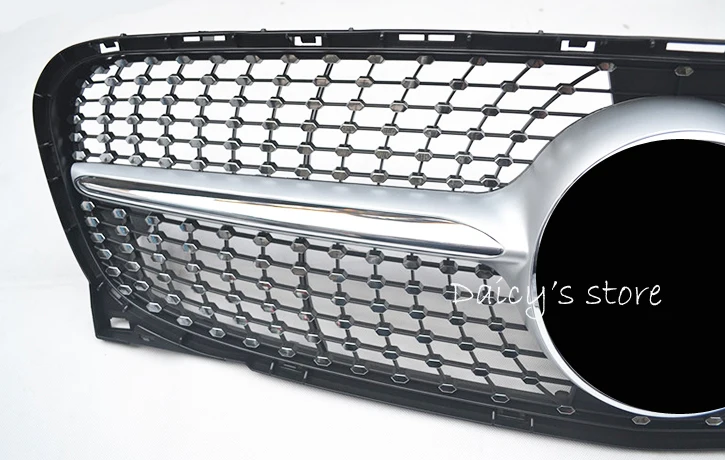Diamond grille suitable for M-Benz GLA Class X156 Grill GLA180 200 250 GLA45 2014-18 ABS radiator mesh without central logo | Автомобили и